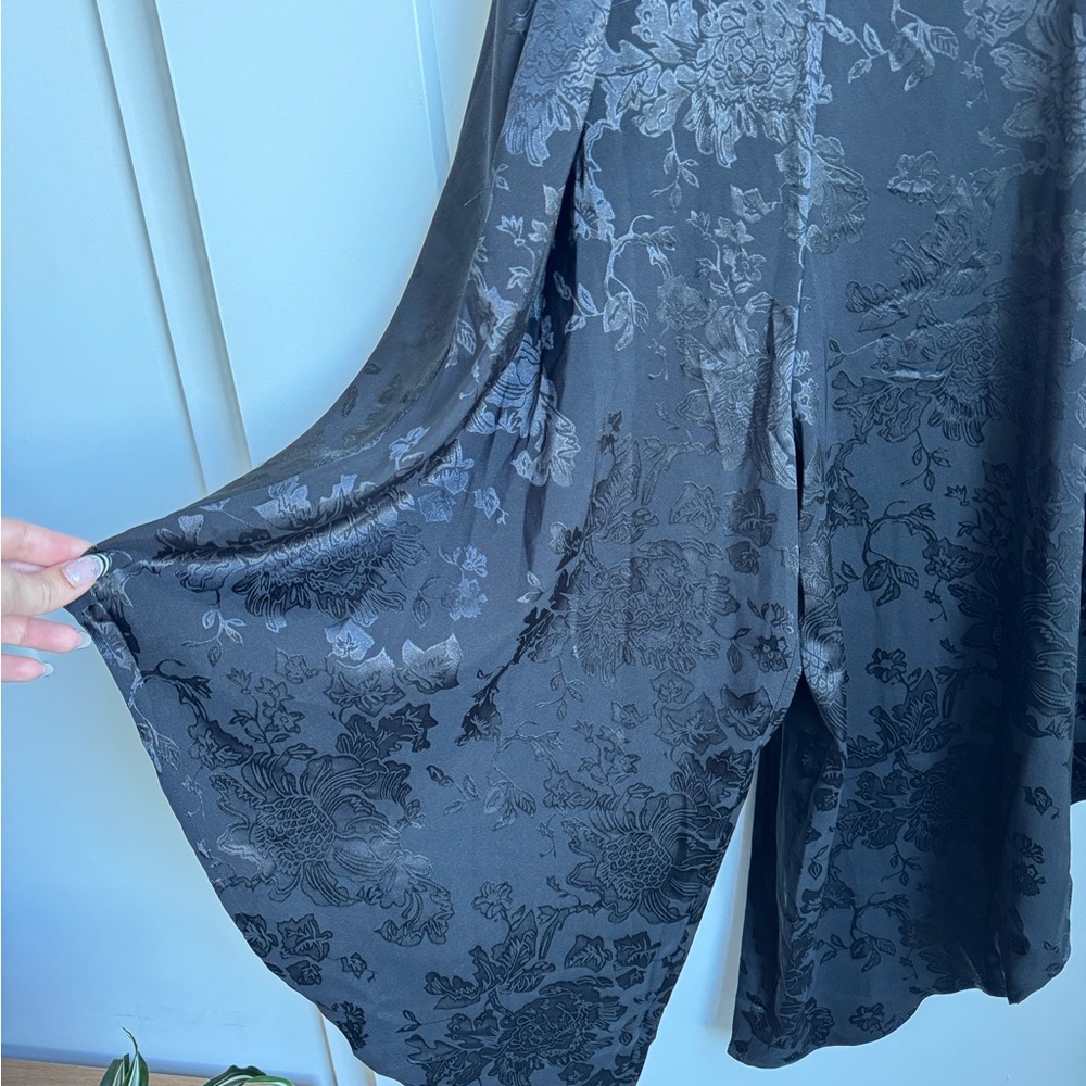 Elegant Black Floral Jumpsuit